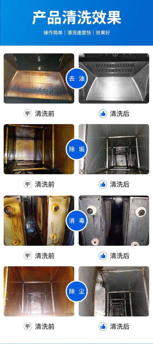 D7-5 Hot Water High Pressure Washer for Commercial Range Hood & Duct Cleaning