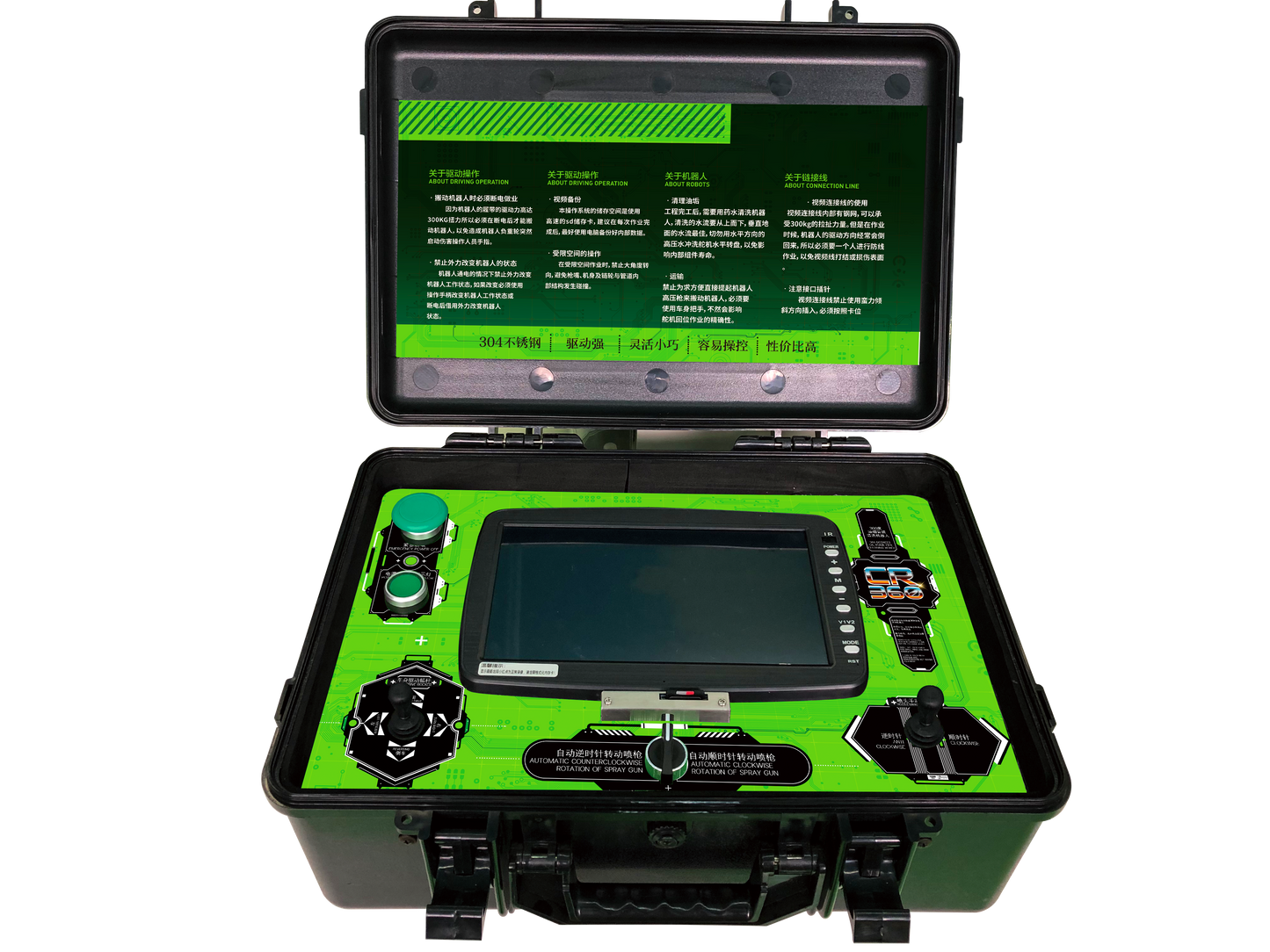 CR360 Oil Fume Duct Cleaning Robot